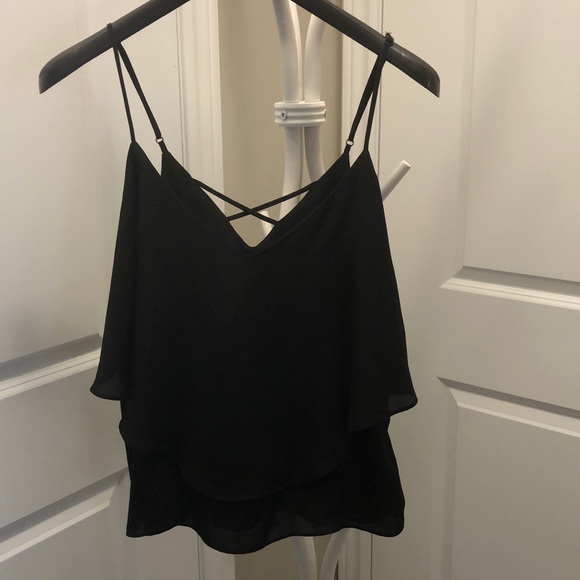 Tops - Black Layered Camisole